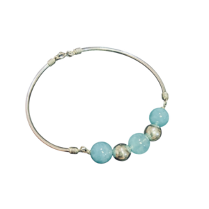 Pulseira com quartzo azul