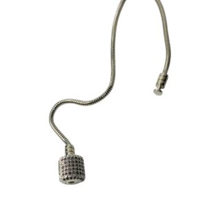 Pulseira da vida Rolete com zircônias na frente e liso